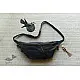 shop Leather Waist Purse - Black