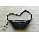 shop Leather Waist Purse - Black
