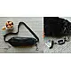 shop Leather Waist Bag in Black Color