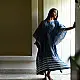 shop Block Printed Cotton Indigo Kaftan for Women