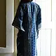 shop Block Printed Cotton Indigo Kaftan for Women