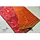 Shop handloom thalapathara orange cotton saree
