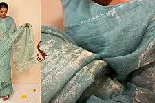 उत्सव  ✻ Tissue Chanderi Silk Saree ✻ 31