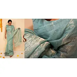 उत्सव  ✻ Tissue Chanderi Silk Saree ✻ 31