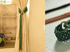 Knotted ▣ Classic Wide Hand-Knotted Curtain Tie-back (Set of 2)