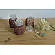 Hand knotted Candle Jar - Rose Pink