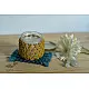 Hand knotted Candle Jar with Coaster
