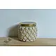 Hand knotted Candle Jar with Coaster