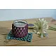 Hand knotted Candle Jar with Coaster
