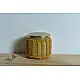 Hand knotted Candle Jar with Coaster