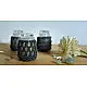 Hand knotted Candle Jar - grey