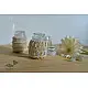Hand knotted Candle Jar - Ivory White
