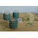 Hand knotted Candle Jar - Mint Green