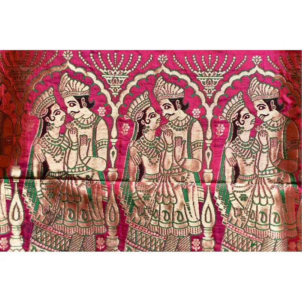 Ashaavali | अशावली ⁂ Gujarati Brocade ⁂ Silk Saree ⁂ 19