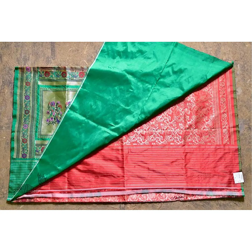 Ashaavali | अशावली ⁂ Gujarati Brocade ⁂ Silk Saree ⁂ 1