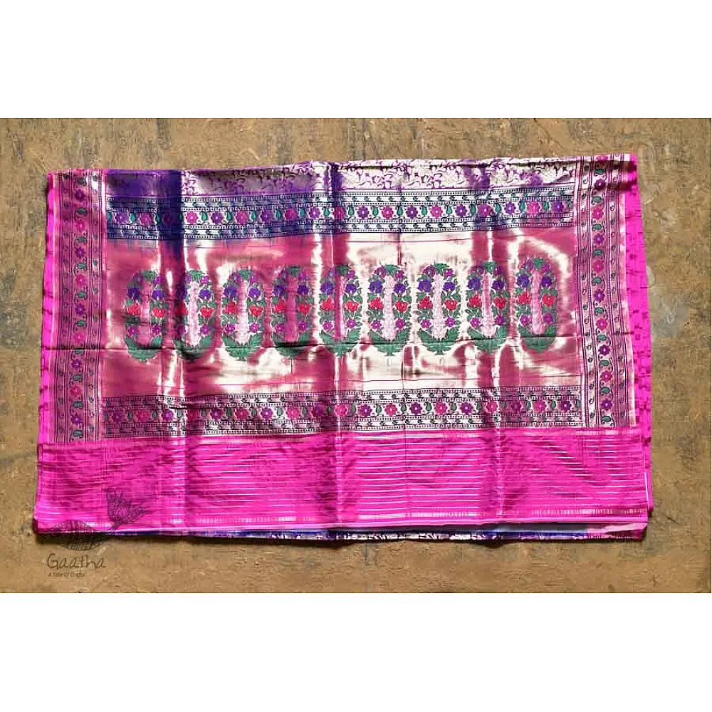 Ashaavali | अशावली ⁂ Gujarati Brocade ⁂ Silk Saree ⁂ 2