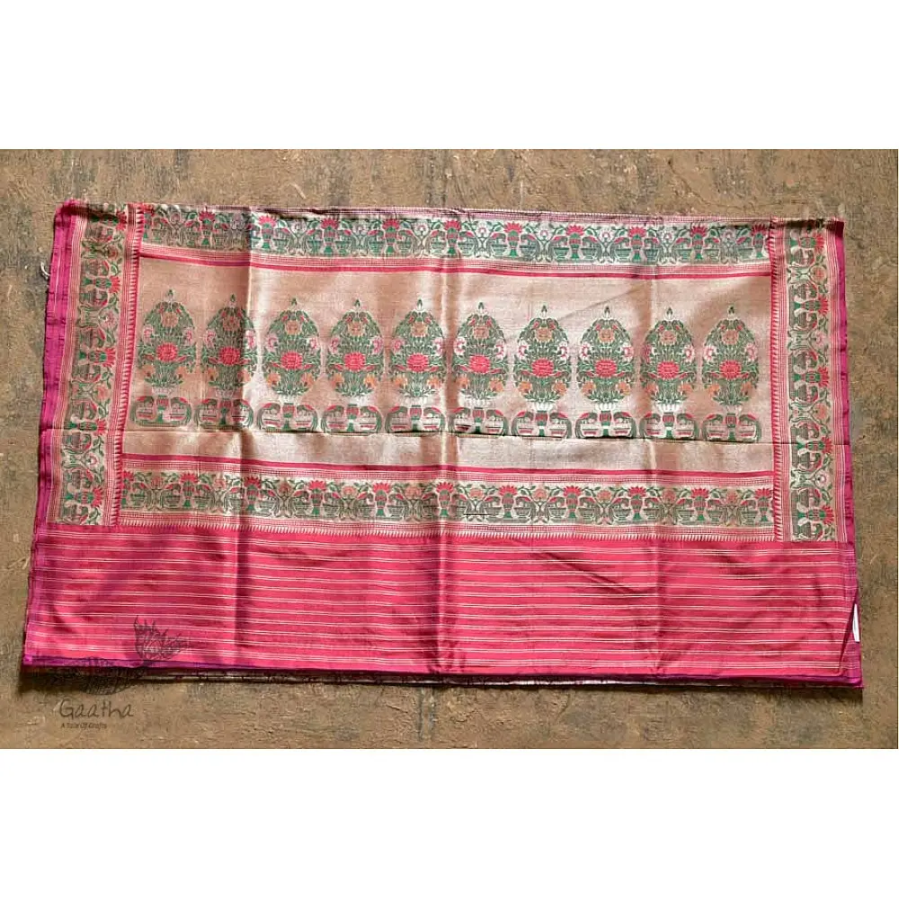 Ashaavali | अशावली ⁂ Gujarati Brocade ⁂ Silk Saree ⁂ 5