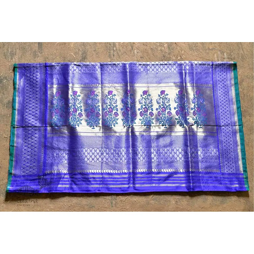 Ashaavali | अशावली ⁂ Gujarati Brocade ⁂ Silk Saree ⁂ 6