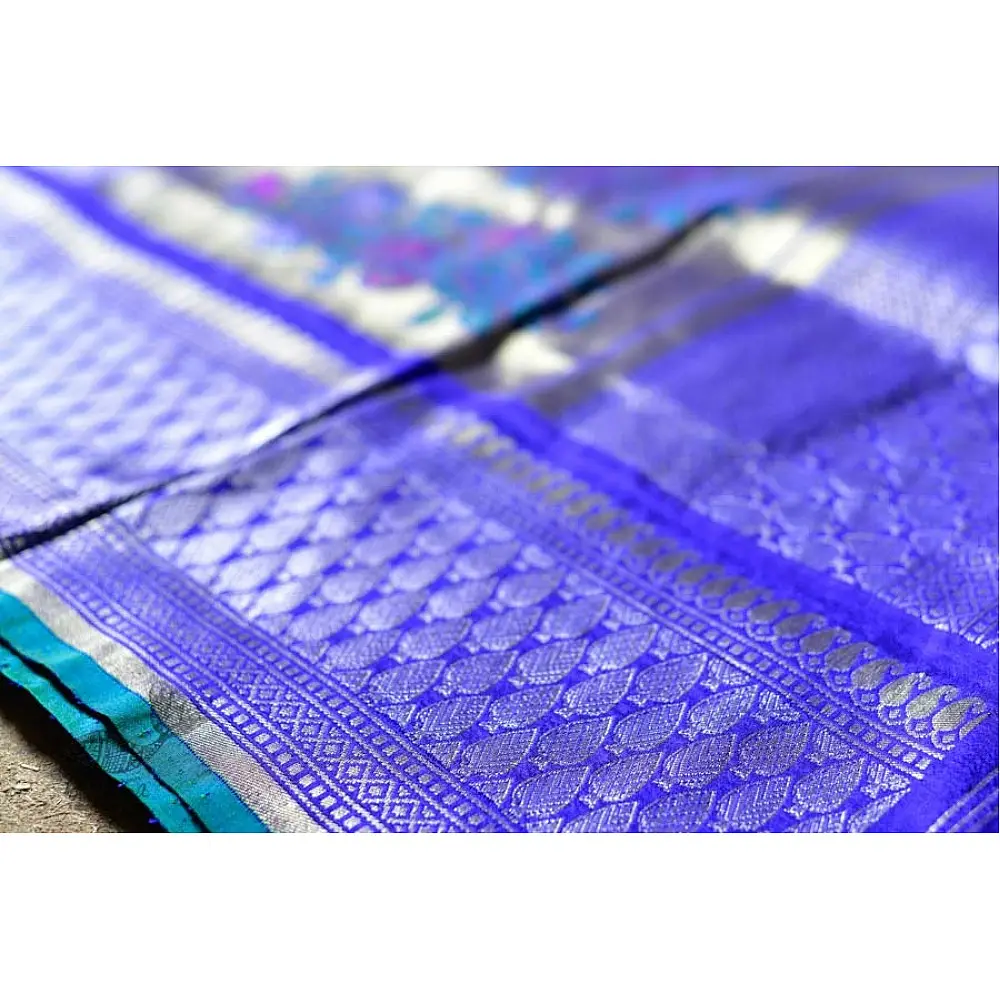 Ashaavali | अशावली ⁂ Gujarati Brocade ⁂ Silk Saree ⁂ 6