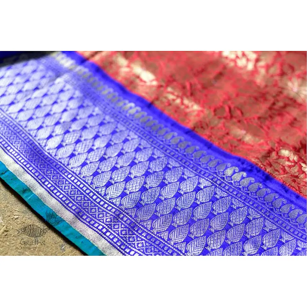 Ashaavali | अशावली ⁂ Gujarati Brocade ⁂ Silk Saree ⁂ 6