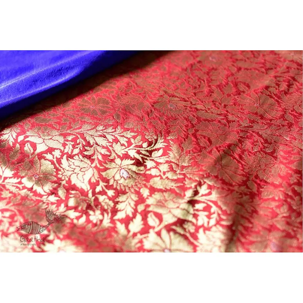 Ashaavali | अशावली ⁂ Gujarati Brocade ⁂ Silk Saree ⁂ 6