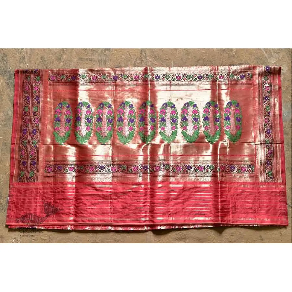 Ashaavali | अशावली ⁂ Gujarati Brocade ⁂ Silk Saree ⁂ 7