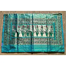 Ashaavali | अशावली ⁂ Gujarati Brocade ⁂ Silk Saree ⁂ 8