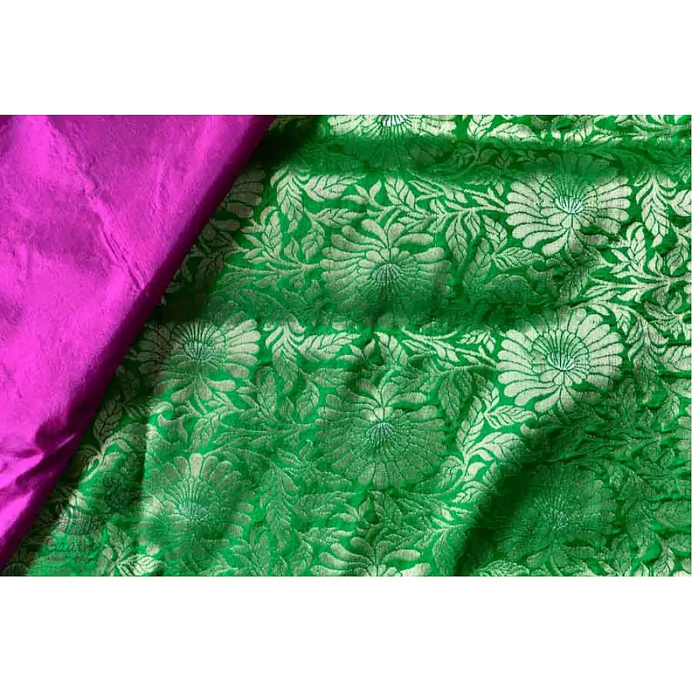 Ashaavali | अशावली ⁂ Gujarati Brocade ⁂ Silk Saree ⁂ 10