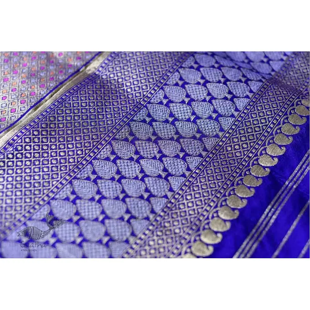 Ashaavali | अशावली ⁂ Gujarati Brocade ⁂ Silk Saree ⁂ 12