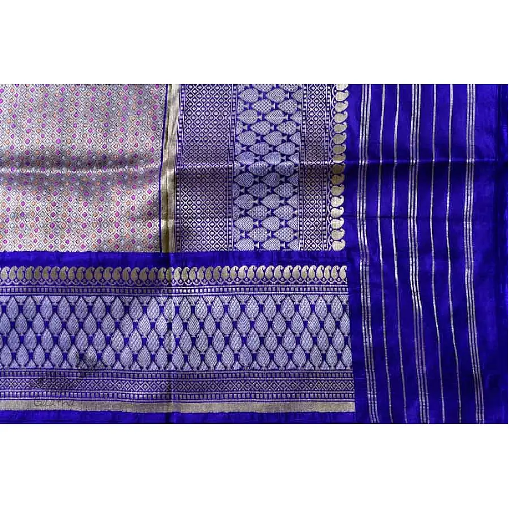 Ashaavali | अशावली ⁂ Gujarati Brocade ⁂ Silk Saree ⁂ 12