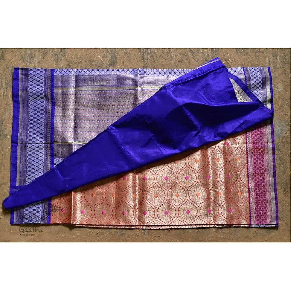 Ashaavali | अशावली ⁂ Gujarati Brocade ⁂ Silk Saree ⁂ 12