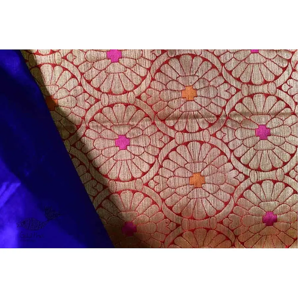 Ashaavali | अशावली ⁂ Gujarati Brocade ⁂ Silk Saree ⁂ 12