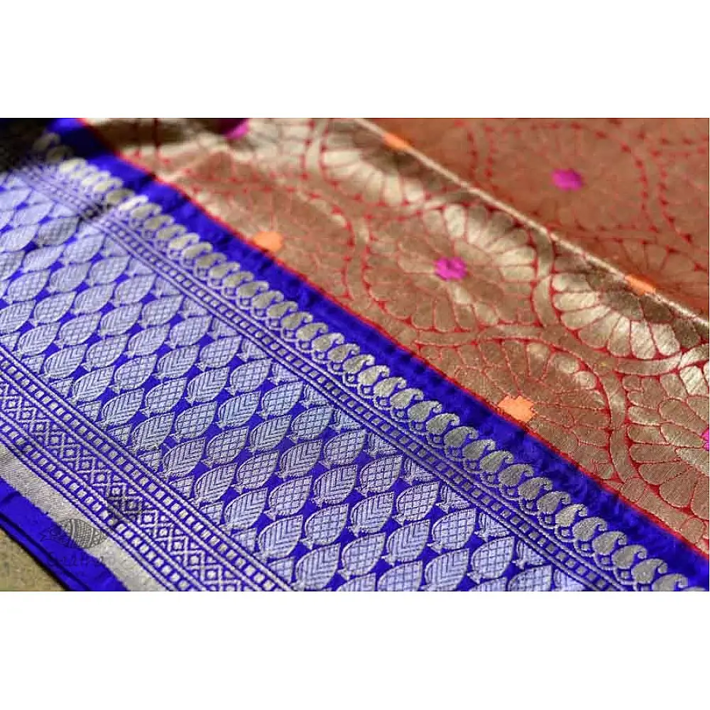 Ashaavali | अशावली ⁂ Gujarati Brocade ⁂ Silk Saree ⁂ 12
