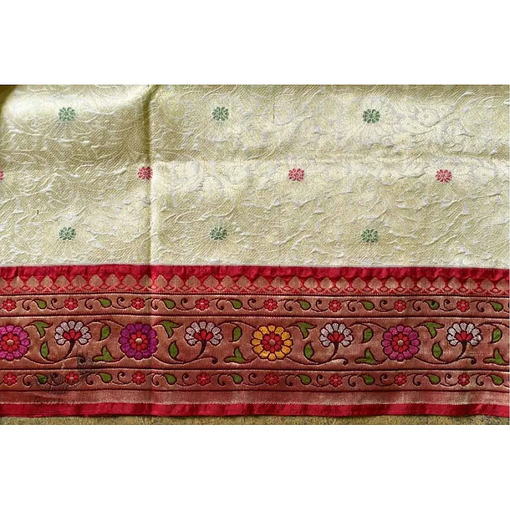 Ashaavali | अशावली ⁂ Gujarati Brocade ⁂ Silk Saree ⁂ 14