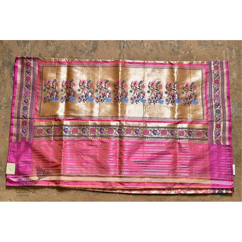 Ashaavali | अशावली ⁂ Gujarati Brocade ⁂ Silk Saree ⁂ 15