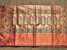 Ashaavali | अशावली ⁂ Gujarati Brocade ⁂ Silk Saree ⁂ 16