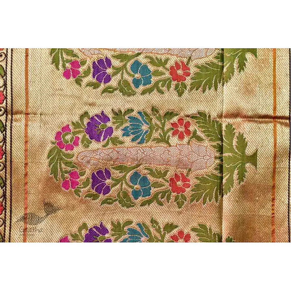 Ashaavali | अशावली ⁂ Gujarati Brocade ⁂ Silk Saree ⁂ 16