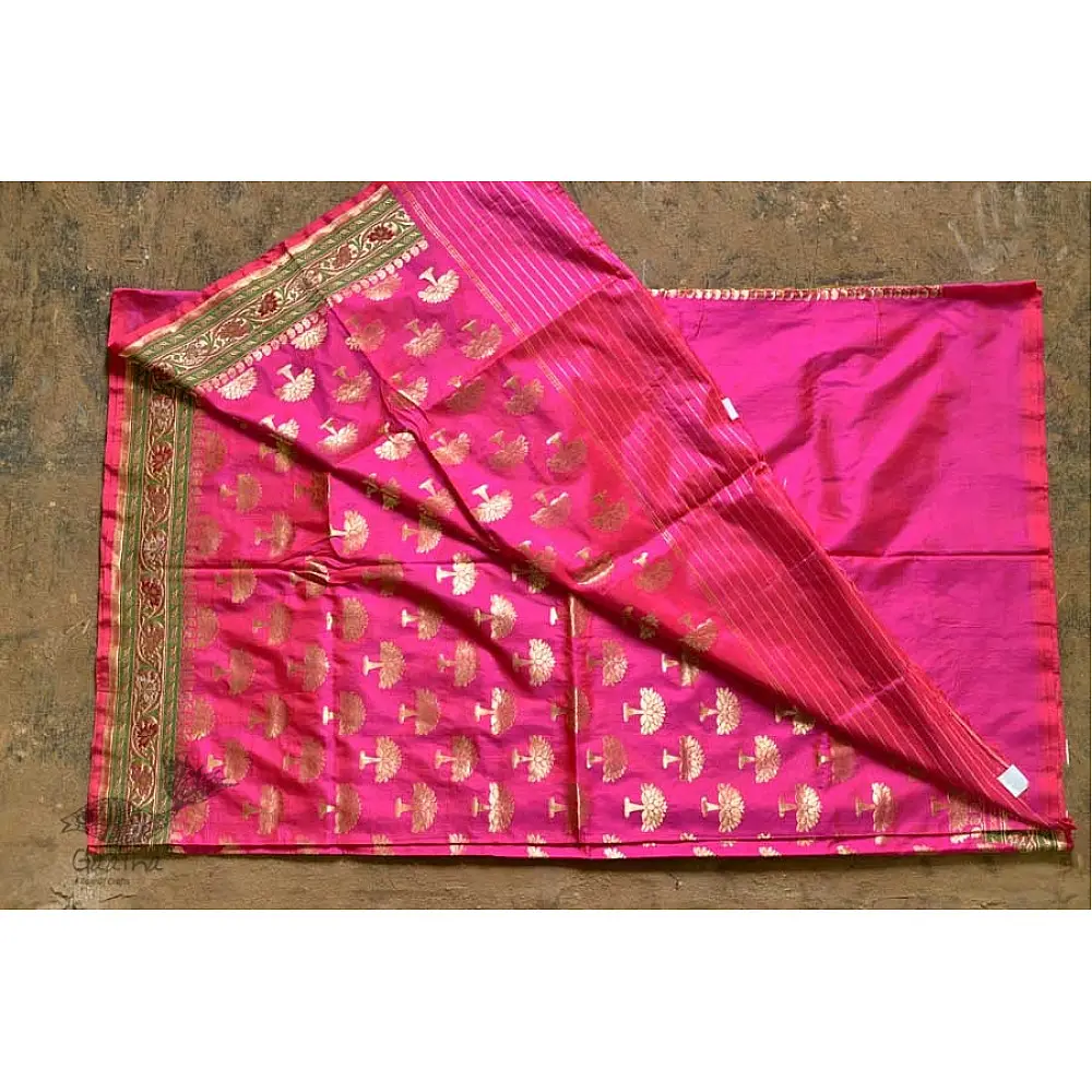 Ashaavali | अशावली ⁂ Gujarati Brocade ⁂ Silk Saree ⁂ 17