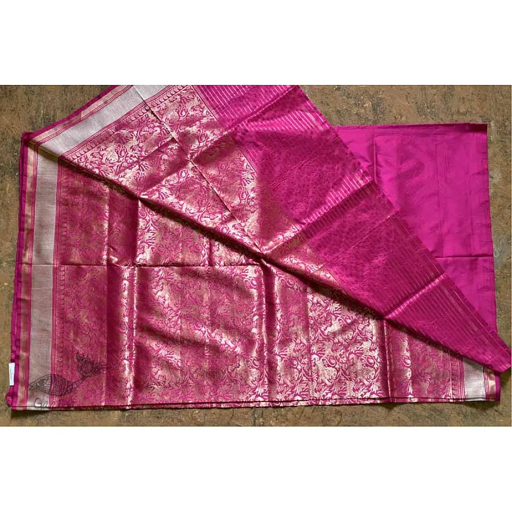 Ashaavali | अशावली ⁂ Gujarati Brocade ⁂ Silk Saree ⁂ 18
