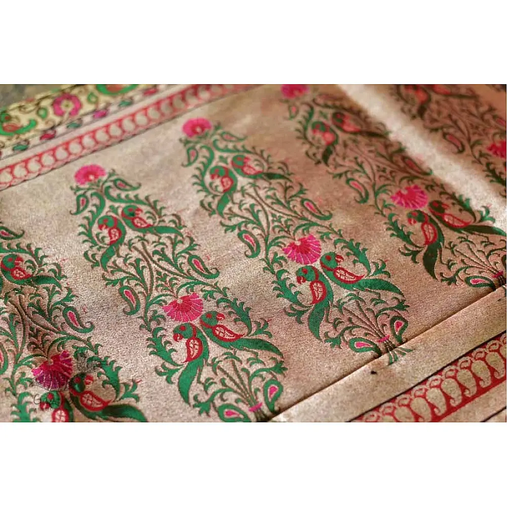 Ashaavali | अशावली ⁂ Gujarati Brocade ⁂ Silk Saree ⁂ 20