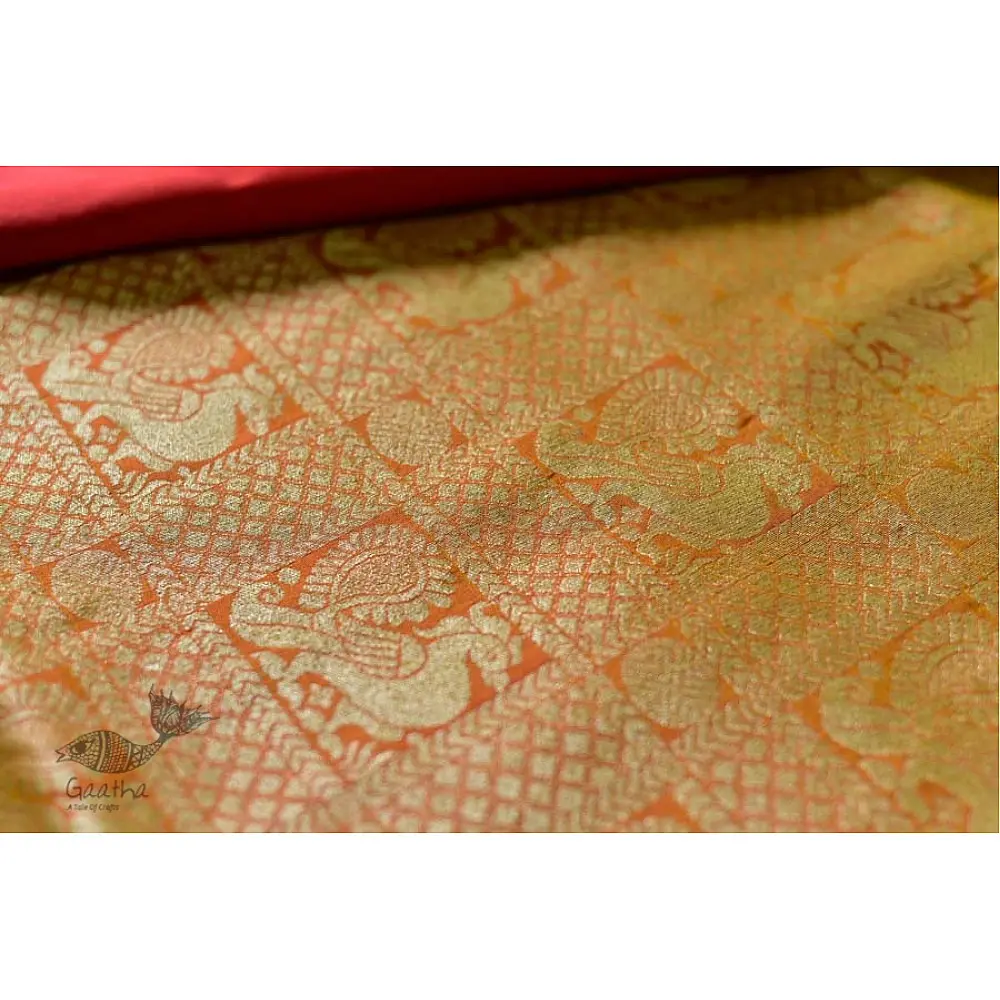 Ashaavali | अशावली ⁂ Gujarati Brocade ⁂ Silk Saree ⁂ 20