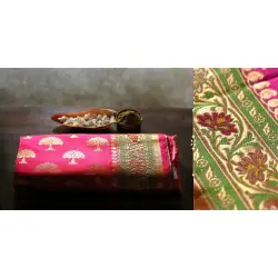 Ashaavali | अशावली ⁂ Gujarati Brocade ⁂ Silk Saree ⁂ 17