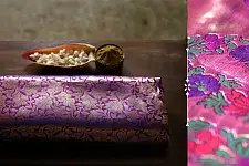 Ashaavali | अशावली ⁂ Gujarati Brocade ⁂ Silk Saree ⁂ 2