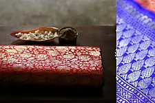 Ashaavali | अशावली ⁂ Gujarati Brocade ⁂ Silk Saree ⁂ 6