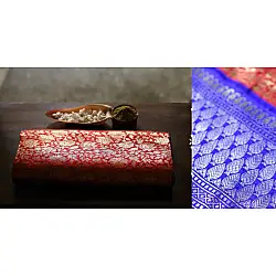 Ashaavali | अशावली ⁂ Gujarati Brocade ⁂ Silk Saree ⁂ 6