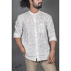 Talab ● Cotton Block Printed Shirt ● 6
