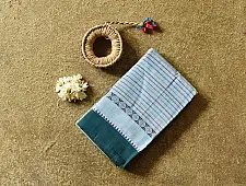 Iravati | Narayanpet Handloom Cotton | Sky Blue