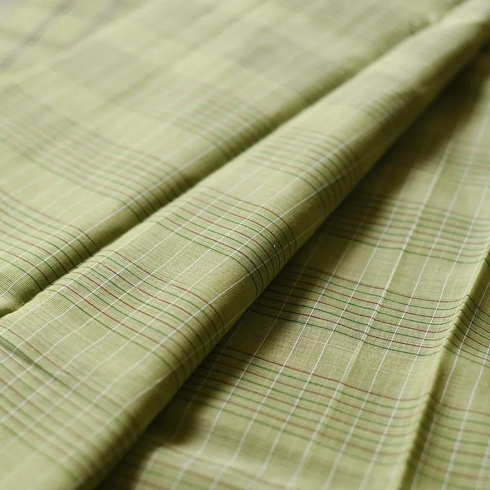 Light Olive Green Handloom Saree