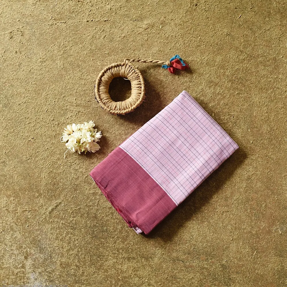 shop handloom narayanpet cotton Checks saree