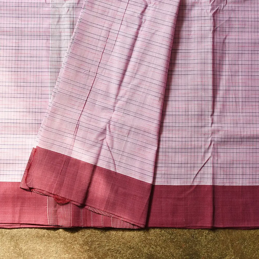 shop handloom narayanpet cotton Checks saree